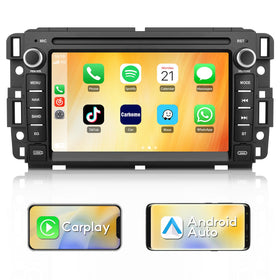 AWESAFE 4Core car radio front panel with clear touchscreen for Chevy dashboards.