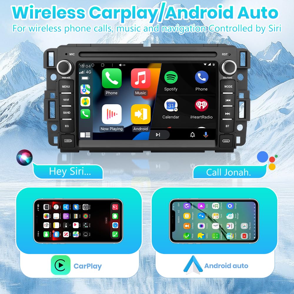AWESAFE 7-inch touchscreen close-up with intuitive interface