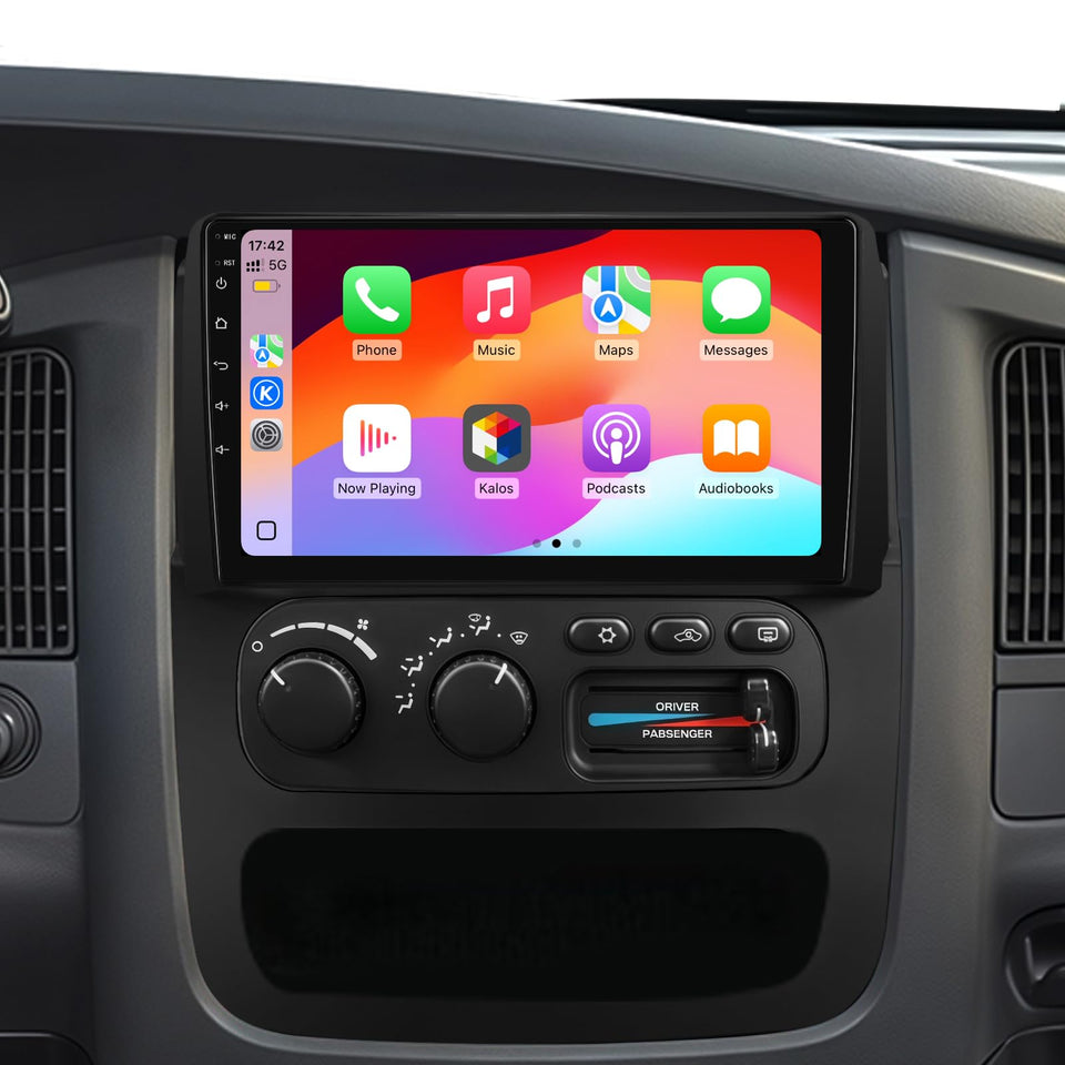 AWESAFE 9 inch touchscreen display for Dodge Ram with sharp visuals