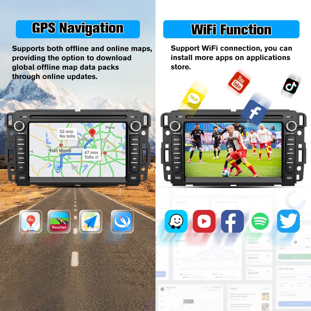 AWESAFE AM FM radio with real-time traffic updates for informed drives