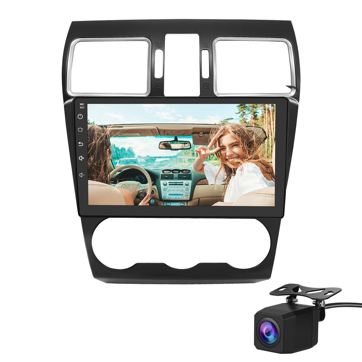 AWESAFE 9-inch Android 13 car radio for Subaru Forester, crisp display for clear navigation