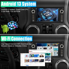 AWESAFE Android Auto and CarPlay on a large touchscreen for safer driving.
