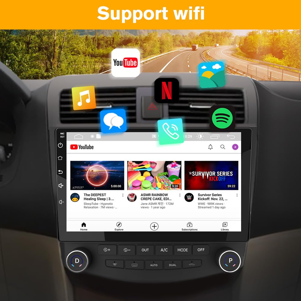 AWESAFE Bluetooth hands-free calls with built-in microphone