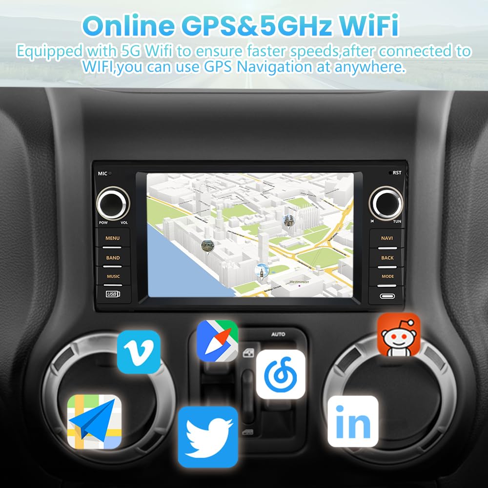 AWESAFE Bluetooth hands-free calling in Jeep for safer conversations