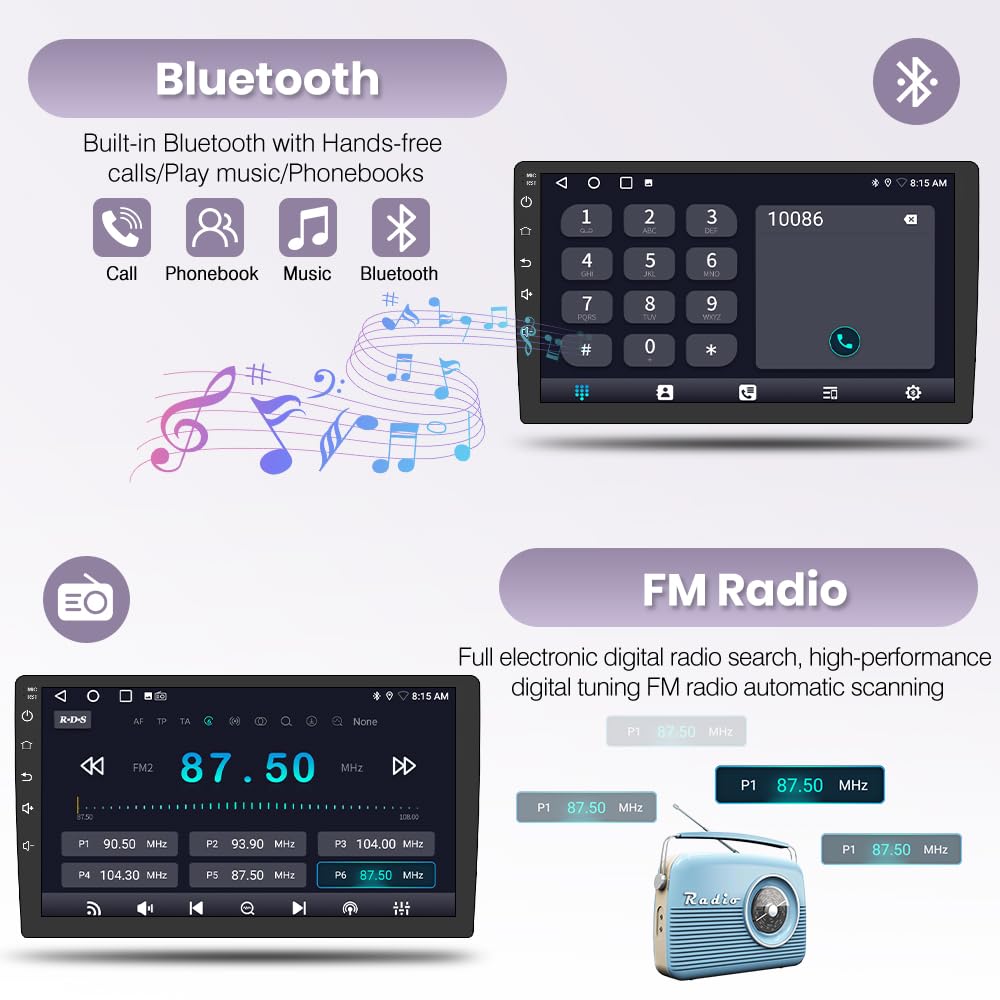 AWESAFE Bluetooth microphone for hands-free calls