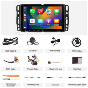 AWESAFE car radio Android 13 with built-in EQ and FM AM radio for rich sound