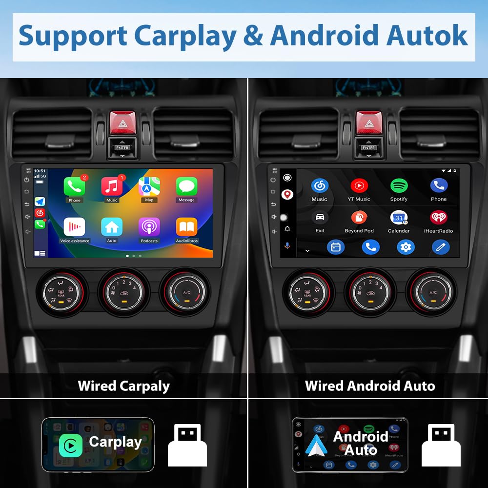 AWESAFE wireless CarPlay and Android Auto for safer device use
