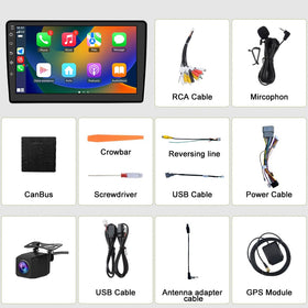 AWESAFE car radio 1280x720 display delivering sharp maps