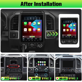 AWESAFE dash kit for F-150 ensuring clean plug-and-play installation