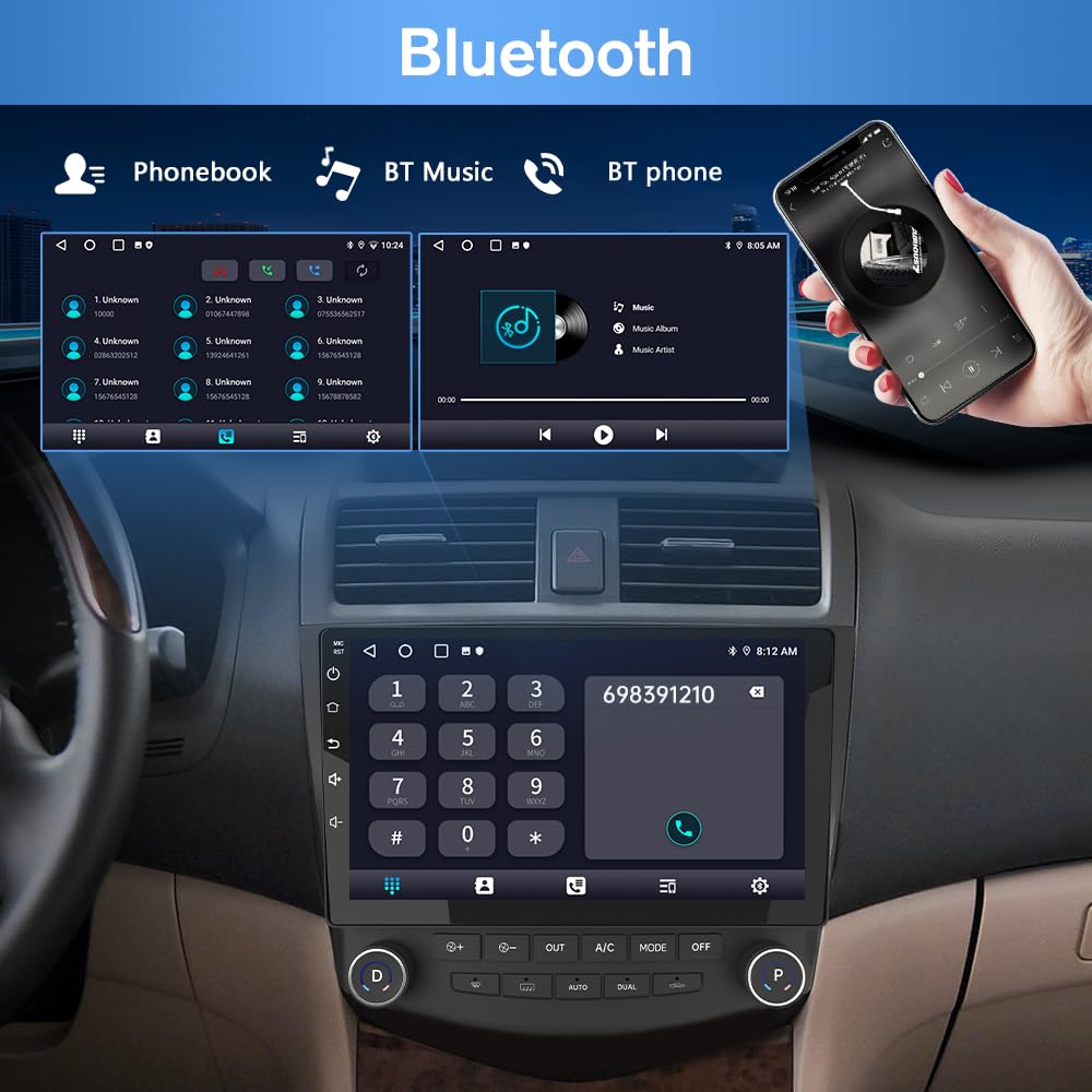 AWESAFE FM radio and Bluetooth for live traffic and hands free calls