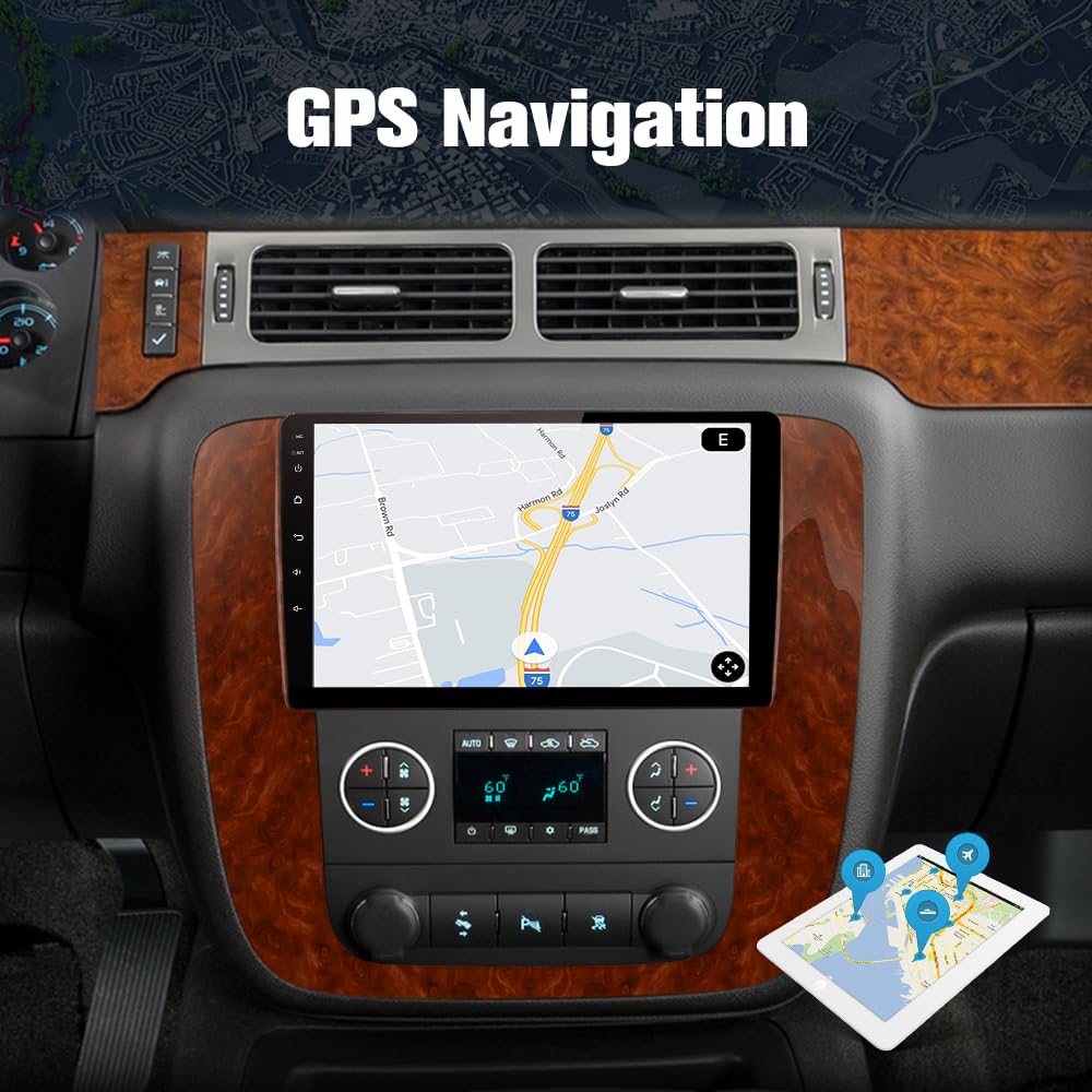 AWESAFE GPS navigation map screen with live and offline maps