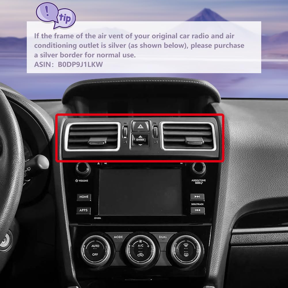 AWESAFE 9-inch HD touchscreen with vivid visuals