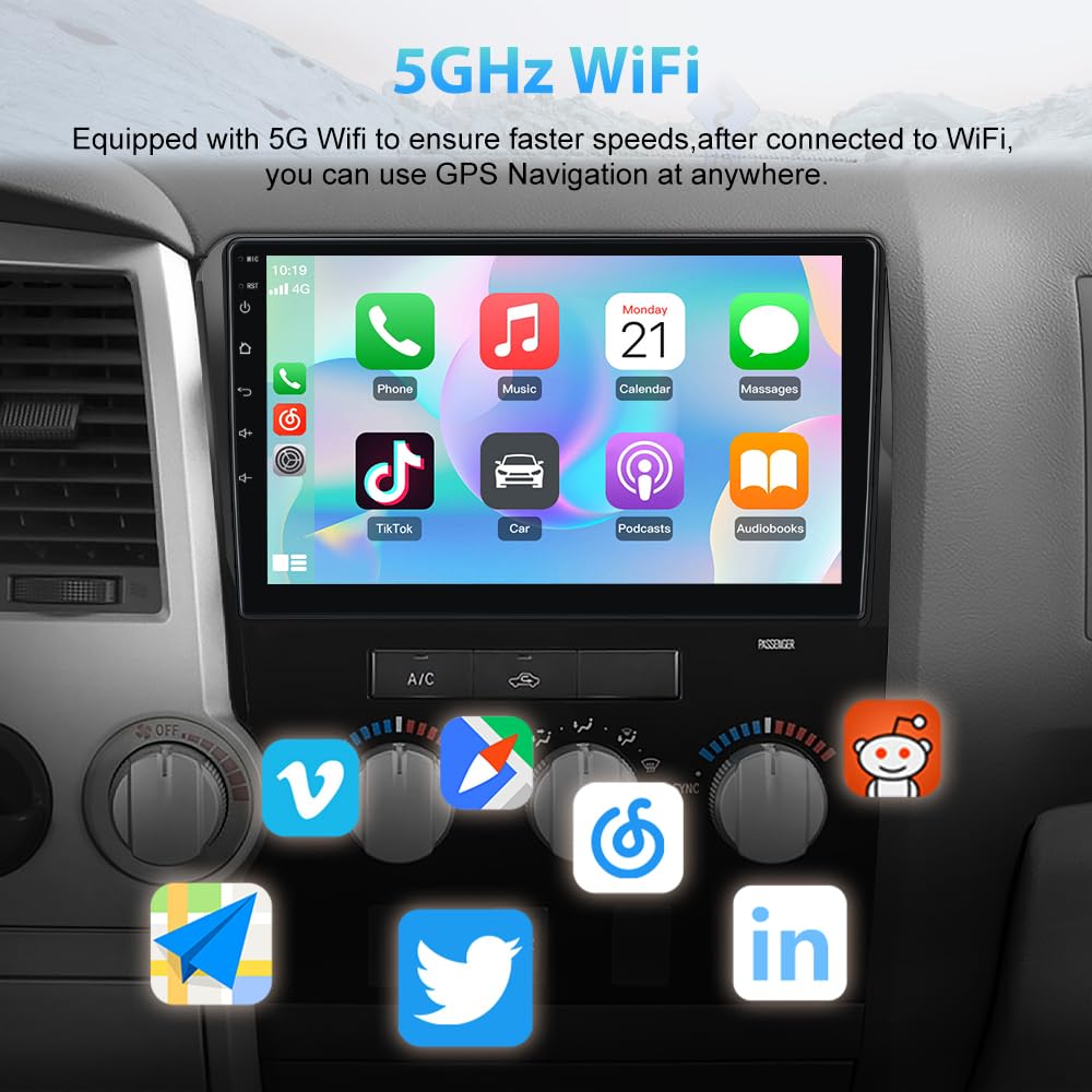 AWESAFE installed in Toyota Tundra dash, modernized cabin and easy access