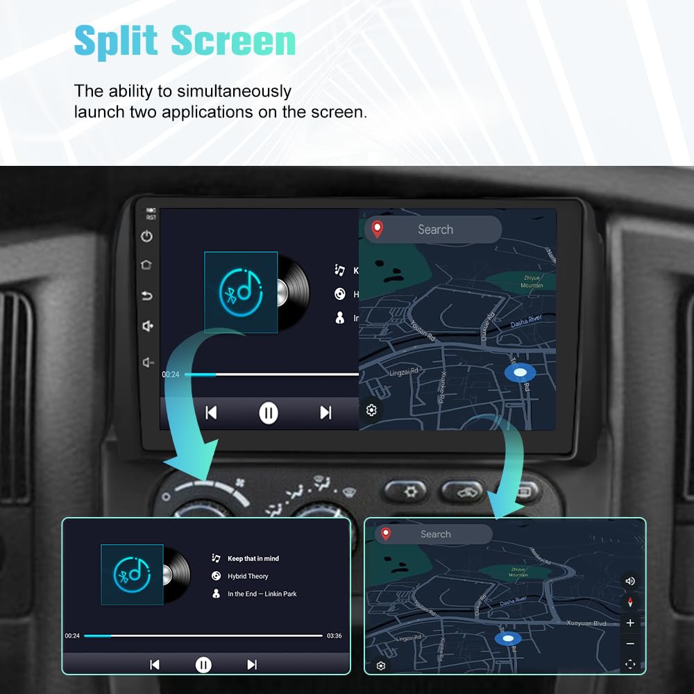 AWESAFE split-screen function for multitasking on the go