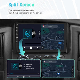 AWESAFE split-screen function for multitasking on the go