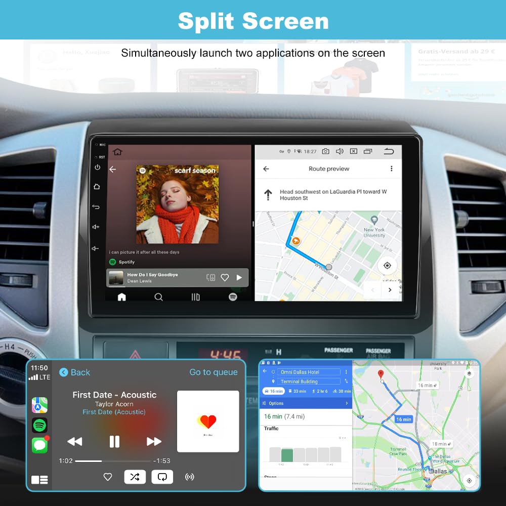 AWESAFE Tacoma HD backup camera for easier parking and reversing