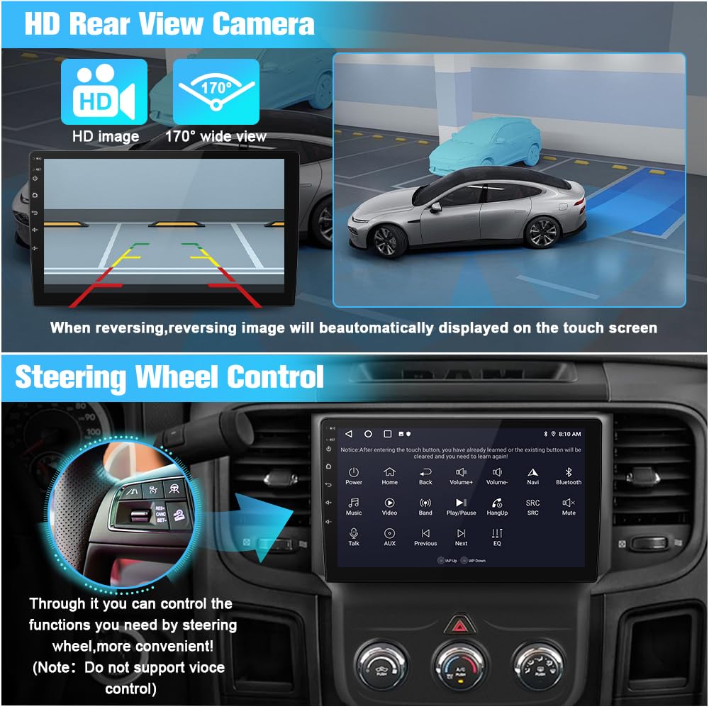 AWESAFE wireless CarPlay and Android Auto for easy, hands-free control
