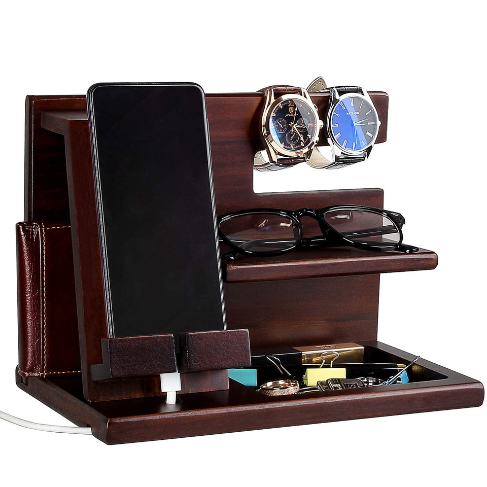 awofer front view docking station shows organized bedside convenience
