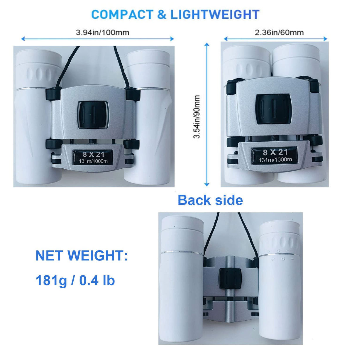AWOEZ 8x21 binoculars on a forest hike, lightweight comfort during long outings.