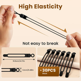 awrose reusable cable organizer for office and travel helps prevent cable clutter