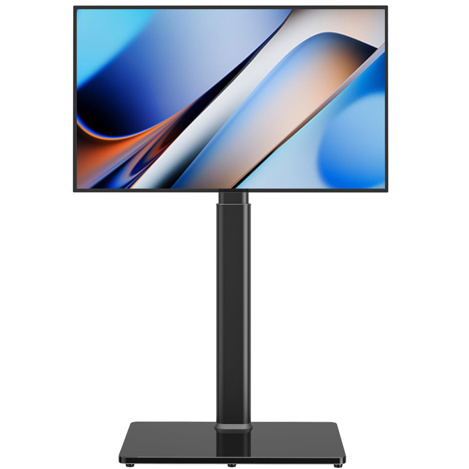 AX WABER universal TV floor stand with 27-65 inch compatibility and quick assembly