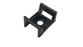 AX100781 cable tie saddle mount secures 1/2-inch Velcro ties for organized cables.