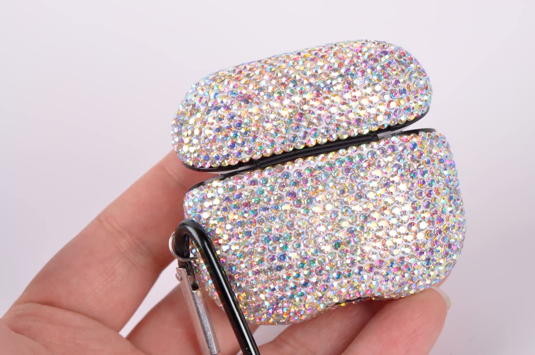 AXCUWS Sparkly Case easy install diagram showing snap-on fit