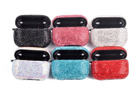 AXCUWS Sparkly Case AirPods Pro 3, close-up rhinestones add stylish protection.