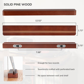 Axeman close-up pine grain showing finish and durable construction benefit for long-lasting display