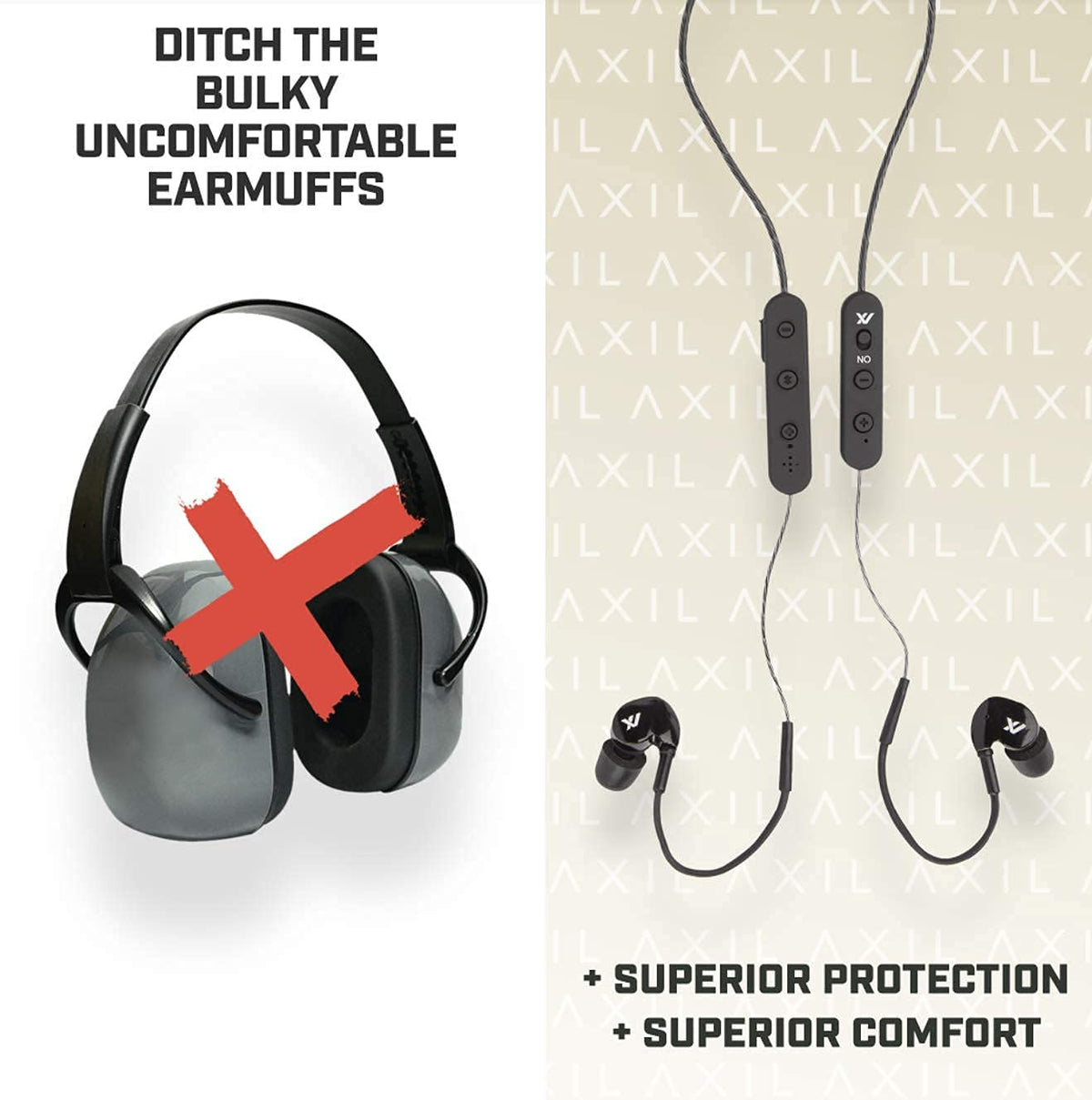 Axil GS Extreme 2.0 earbuds resting in case, ready to pair.