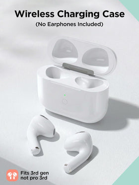 AXLIK AirPods 3rd Gen case back view highlighting L-Port for wired charging.