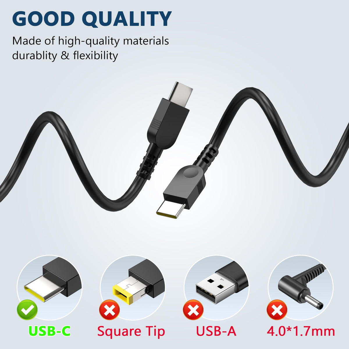 AYKLCZUU 65W USB-C charger for Chromebooks, USB-C power anywhere