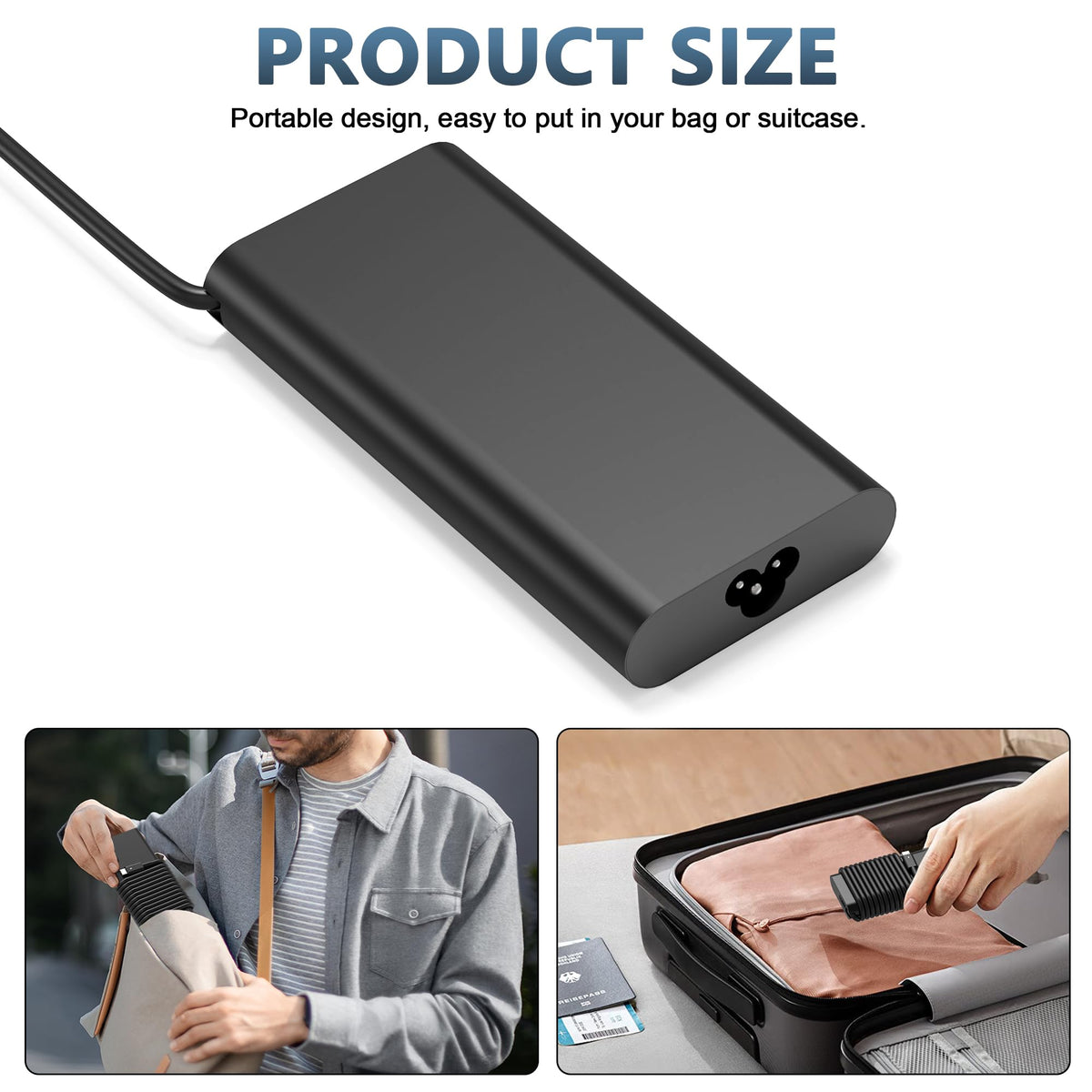 AYKLCZUU 90W USB-C adapter supports Dell Latitude models for flexible work.