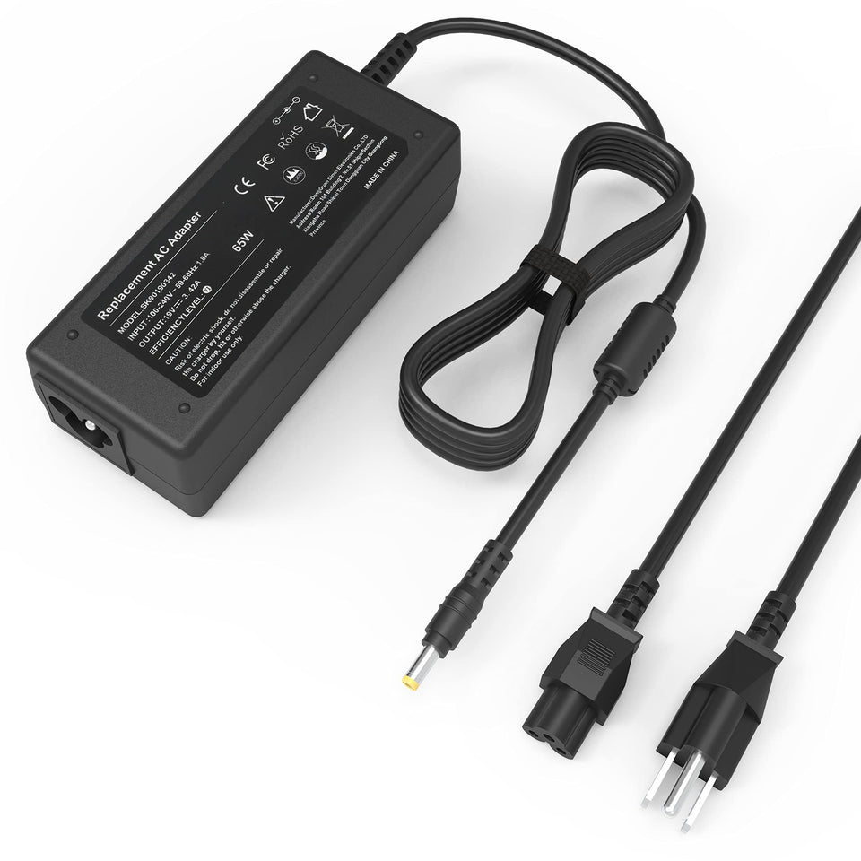 AYKLCZUU adapter front view showing clean design and reliable power