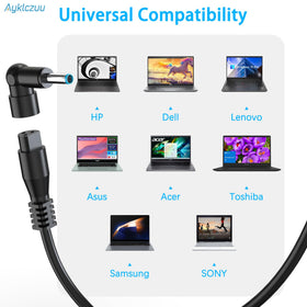 AYKLCZUU package includes 1 charger and 16 plugs for diverse devices.