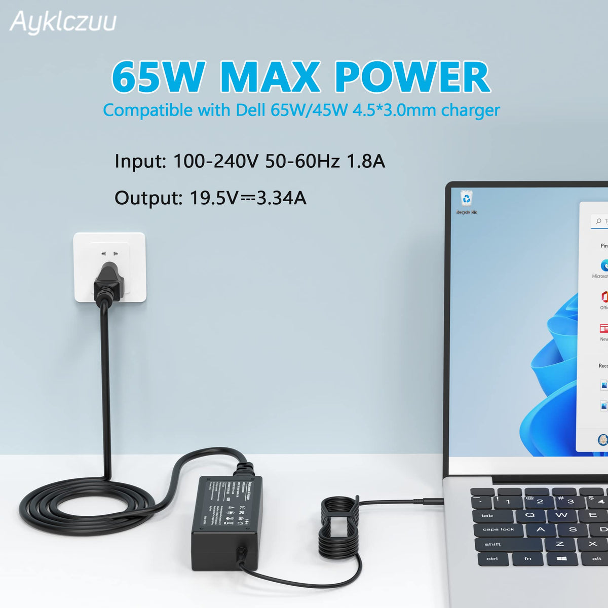 AYKLCZUU Inspiron compatibility: supports 13, 14, 15, 17 series models