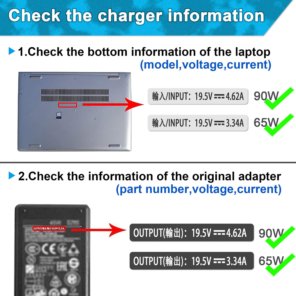 AYKLCZUU PA1900-02D compatibility for broad Dell model support.