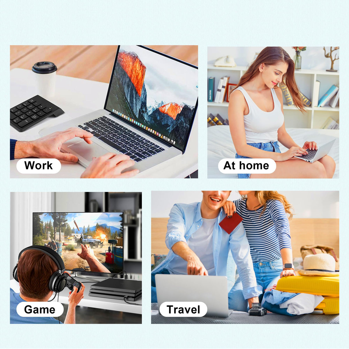 AYKLCZUU packaging with adapter and cables includes everything needed out of box