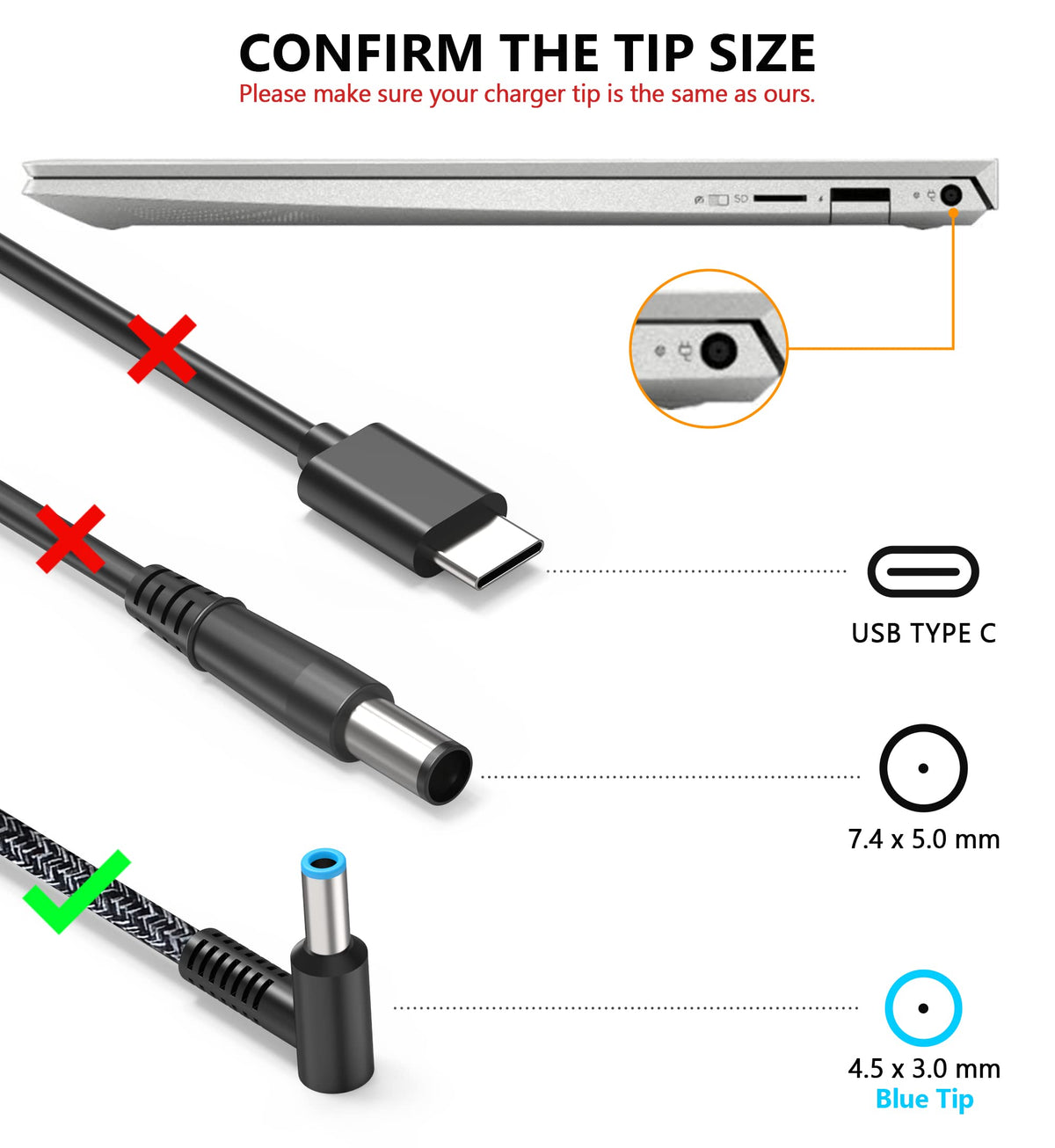 AYKLCZUU compatible with ProBook x360 and EliteBook lines