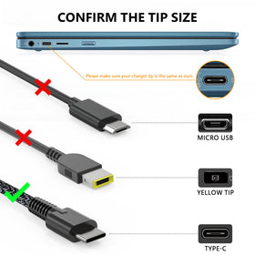 AYKLCZUU Type-C connector tip shown, universal compatibility for USB-C devices.