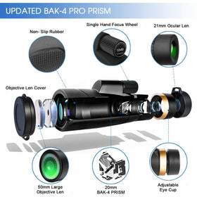 AYRAVIIO BAK4 prism ensures vibrant, clear images in low light.