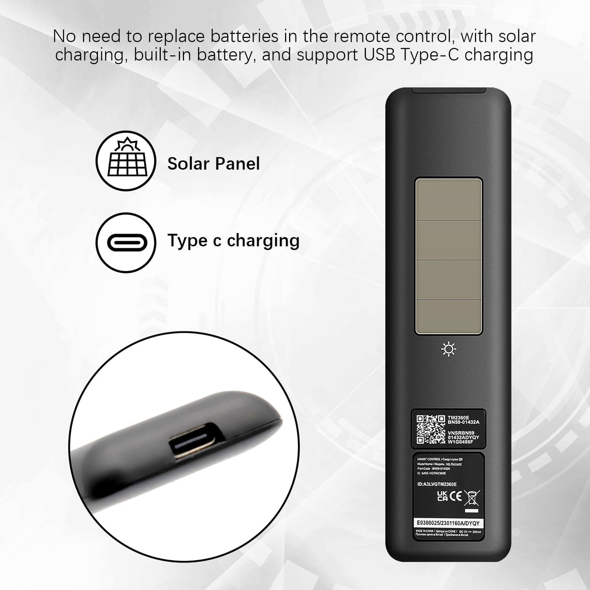 AYWHP BN59-01432A USB-C charging port for flexible power