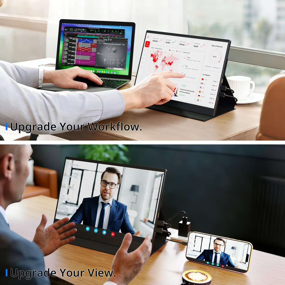 AYY 4K monitor 400 nits brightness improves visibility in bright environments