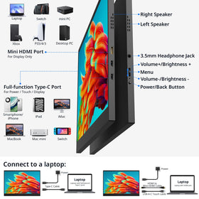 AYY 4K monitor aluminum CNC frame blends durability with sleek design