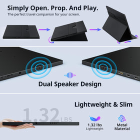 AYY 4K monitor offers dual USB C and Mini HDMI ports for versatile setups