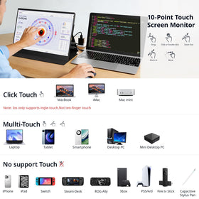 AYY 4K monitor is compatible with laptops and consoles for flexible work
