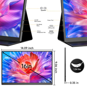 AYY blue-light reduction and flicker-free display promote comfortable sessions.