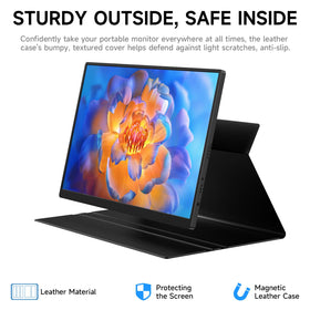 AYY monitor works with laptops, consoles, and phones for flexible setups.