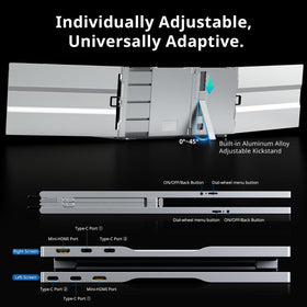 AYY Laptop Screen Extender compatible with MacOS and Windows including M-Series Macs