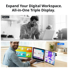 AYY Laptop Screen Extender USB-C plug-and-play for quick setup across systems